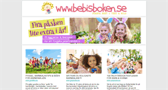 Desktop Screenshot of bebisboken.se